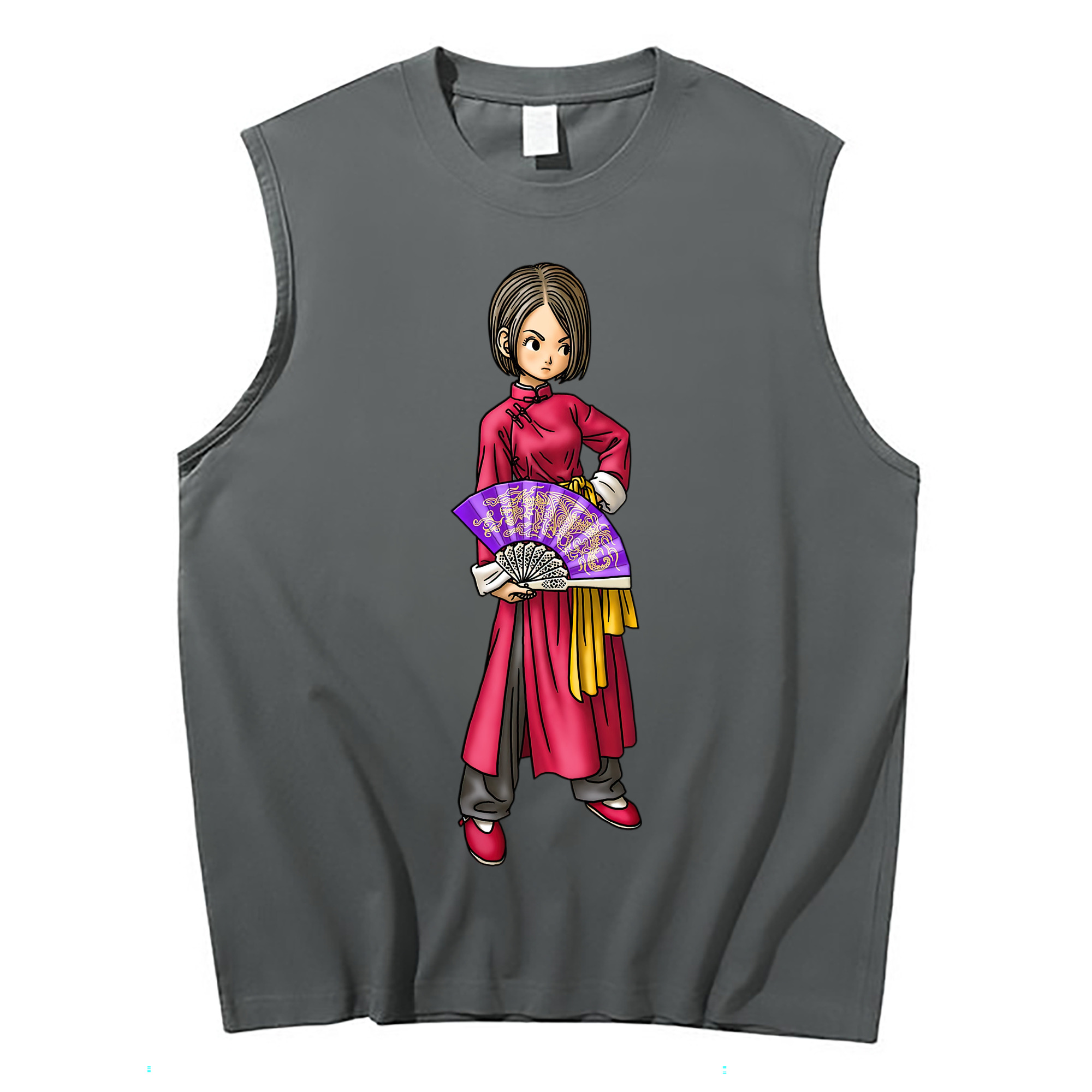 （画像用） ドラゴンクエスト Doragon Kuesuto Dragon Quest コットン100％タンクトップ（フロントプリント）